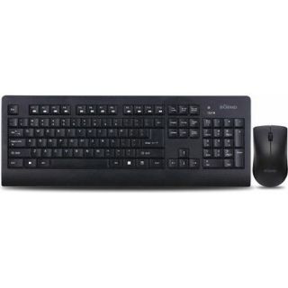 Bornd W521 Wireless Keyboard and Mouse Combo, Black