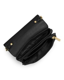 MICHAEL Michael Kors Fulton Flap Crossbody Bag, Black