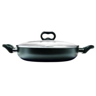 Ecolution Evolve 12 in. Everyday Pan with Lid in Black EVBK 5130