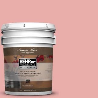 BEHR Premium Plus Ultra 5 gal. #M160 3 Sweet Tart Matte Interior Paint 175405