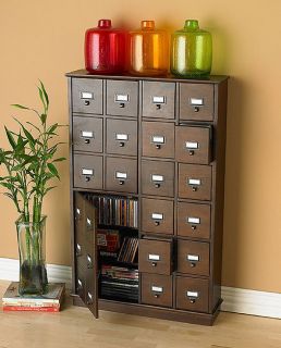 Apothecary style Espresso Media Cabinet***Return Hold***  