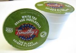 Timothys White Orange Indulgence Tea for Keurig Brewers (Pack of 96