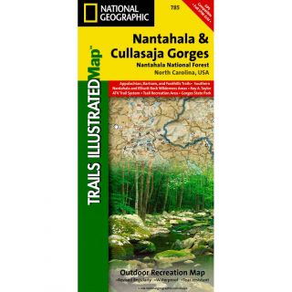 Nantahala and Cullasaja Gorges Map by Universal Map