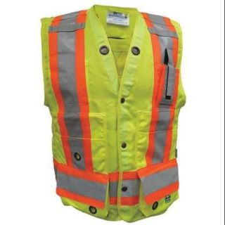 VIKING 6165G XXL Safety Vest,Mens,ANSI CLASS 2,Green,2XL