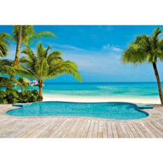 Ideal Decor 100 in. x 144 in. Pool Wall Mural DM127