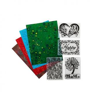 Hot Off The Press Embossing Folders and Specialty Paper Set   7767708