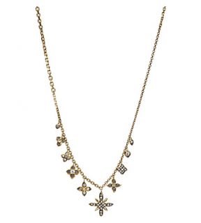 ANNOUSHKA   Frost 14ct yellow gold and sapphire necklace