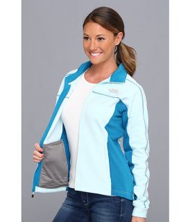 the north face momentum jacket frosty blue brillant blue