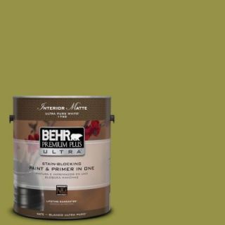 BEHR Premium Plus Ultra Home Decorators Collection 1 gal. #HDC FL13 8 Tangy Dill Flat/Matte Interior Paint 175301