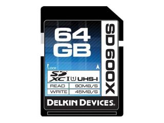 Delkin 64GB Class 10, Secure Digital (SDXC) UHS I 600x Memory Card #DDSD600 64GB