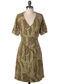 Bamboo Garden Wrap Dress  Mod Retro Vintage Dresses