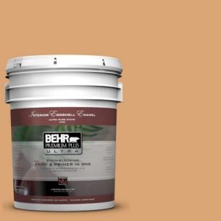 BEHR Premium Plus Ultra 5 gal. #BIC 14 Fresh Nectar Eggshell Enamel Interior Paint 275405