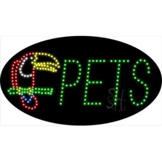 Sign Store L100 1811 outdoor Pets Animated Outdoor LED Sign, 27 x 15 x 3. 5 inch