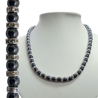 Magnetic Triple strength Hematite Tuchi Pearl Necklace   13491126