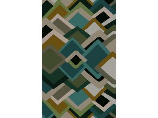 Surya Rug ENV5001 811 Rectangle Piquant Green Hand Tufted Area Rug 8 x 11 ft.