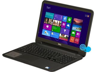 DELL Laptop Inspiron i15RV 6143BLK Intel Pentium 2127U (1.90 GHz) 4 GB Memory 500 GB HDD Intel HD Graphics 15.6" Touchscreen Windows 8