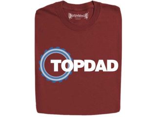 Stabilitees Funny Topdad Logo inspired by a Tv Show Slogan T Shirts