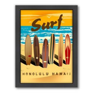 Americanflat 27 in. x 21 in. "Honolulu" by Diego Patino Framed Wall Art A53P016