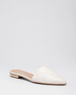 Delman Pointed Toe Slide Mule Flats   Scout