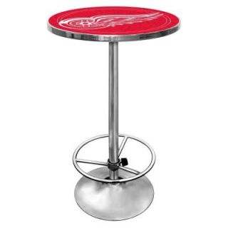 Trademark NHL Detroit Redwings 27 in. Chrome Pub Table NHL2000 DR