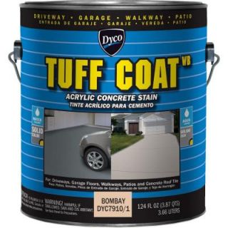 Dyco Tuff Coat 1 gal. 7910 Bombay Low Sheen Exterior Waterborne Acrylic Concrete Stain DYC7910/1