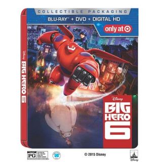 Big Hero 6 (SteelBook) (Blu ray + DVD + Digital)   Exclusive