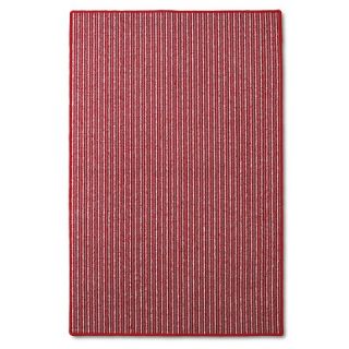 Maples Tonal Stripe Doormat   Red (40x66)