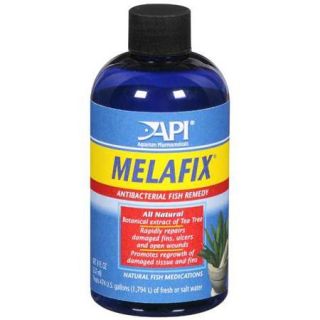 Api Aquarium Pharmaceuticals: Melafix Antibacterial Fish Remedy, 8 Fl Oz