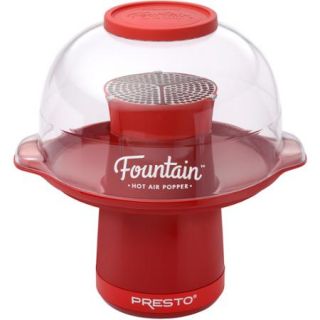 Presto Fountain Hot Air Popper, Red