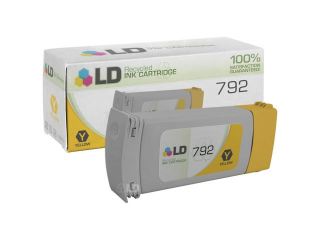 LD © Remanufactured Replacement for Hewlett Packard CN708A / HP 792 Yellow Inkjet Cartridge for use in HP DesignJet L26100, L26500, and L28500 Printers