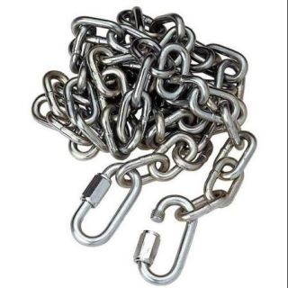 REESE 74059 Safety Chain, 72in., Steel, Metallic Silver