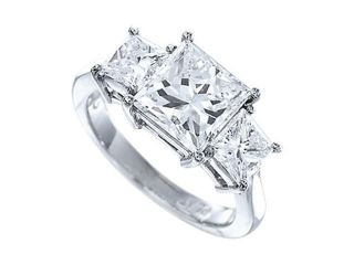 PLATINUM DIAMOND anniversary 3 ct.wedding ring new