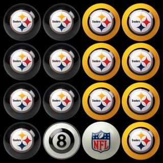 Officially Licensed NFL Team Inspired Regulation Sized Set of 16 Billiard Balls   7598259