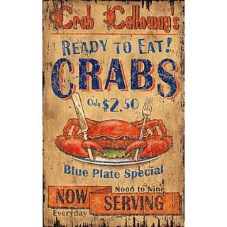 Vintage Signs Crab Calloway Vintage Advertisement Plaque