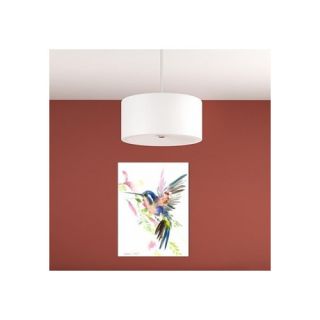 Hummingbird Flying Painting Print by Americanflat