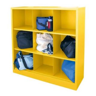 Cubby 46 in. x 52 in. Yellow 9 Cube Organizer IC00461852 EY