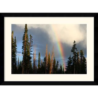 Andy Magee Alpine Rainbow Framed Print Art d096424a 6e89 4689 aa80
