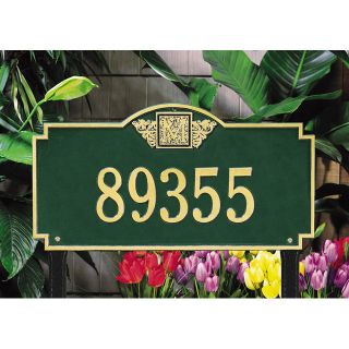 Monogram Estate Address Sign by Whitehall Products