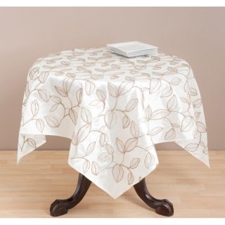 Ribbon Embroidered Floral Table Linen
