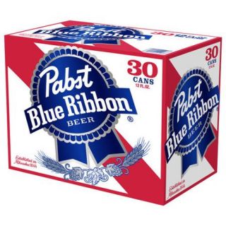 Pabst Blue Ribbon Beer, 12 fl oz, 30 pack