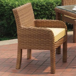 Java Dining Arm Chair with Cushion by South Sea Rattan