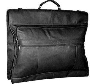 David King Leather 203 42 Garment Bag   Black