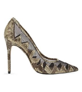 TED BAKER   Exotic mesh court shoes
