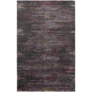 Hand Knotted Mae Geometric Bamboo Silk Rug (8 x 11)