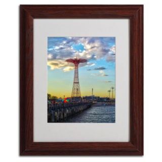 Trademark Fine Art 11 in. x 14 in. Coney Island Matted Framed Art MZ0261 W1114MF