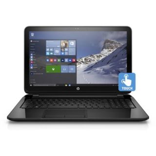 HP Black 15.6" 15 f211wm Laptop PC with Intel Celeron N2840 Processor, 4GB Memory, Touchscreen, 500GB Hard Drive and Windows 10 Home