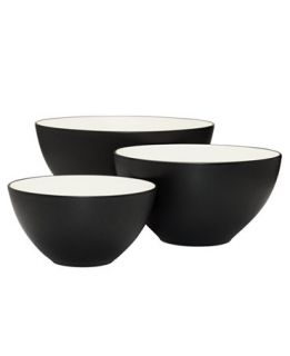 Noritake Dinnerware, Set of 3 Colorwave Graphite Bowls
