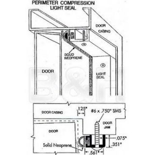 Arkay Light Tight Seal Kit for 30" Darkroom Door RSK 30