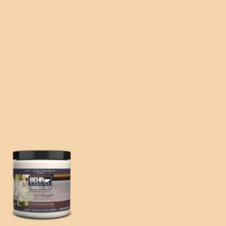 BEHR Premium Plus Ultra 8 oz. #UL150 12 Pale Honey Interior/Exterior Paint Sample UL150 12