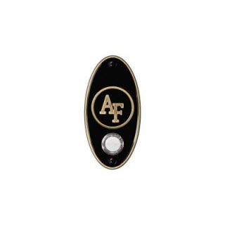 NuTone College Pride Air Force Academy Wireless Door Chime Push Button   Antique Brass CP2AFAB